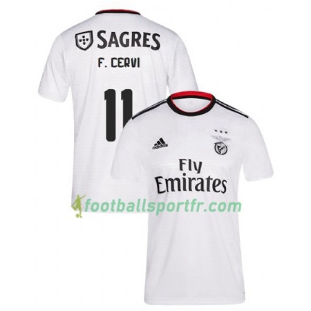 Tenue Benfica Lisbonne Franco Cervi 11 Extérieur 2018-2019 Maillot de Foot
